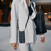 Nicole MagSafe Charging Crossbody Bandolier - Black/Gold