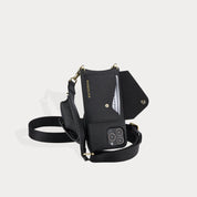 Lana Side-Slot Crossbody - Black/Gold