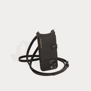 Mila MagSafe Charging Crossbody Bandolier - Black/Pewter