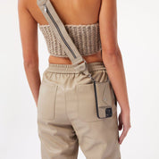 Billie Utility Crossbody with Case - Greige/Silver