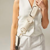 Billie Utility Crossbody with Case - Ivory/Gold
