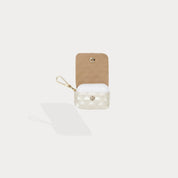 Avery AirPods Clip-On Pouch - Creme/Gold
