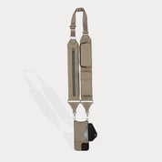 Billie Utility Crossbody with Case - Greige/Silver