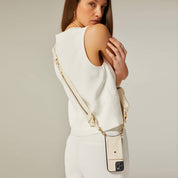 Billie Utility Crossbody with Case - Ivory/Gold