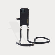 Mila MagSafe Charging Crossbody Bandolier - Black/Silver