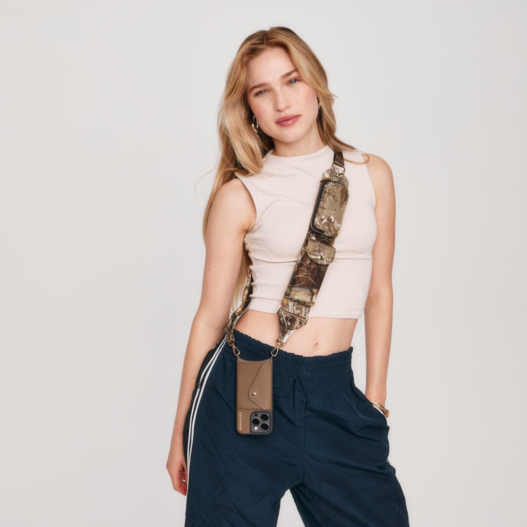 Billie Utility Crossbody with Case - Realtree/Gold