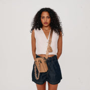 Dillon Bag - Tan/Gold