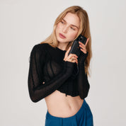 Emma Wristlet - Black/Gold