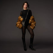 Estelle Pearl Crossbody Set - Black/Gold