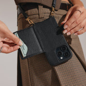 Mila MagSafe Charging Crossbody Bandolier - Black/Gold