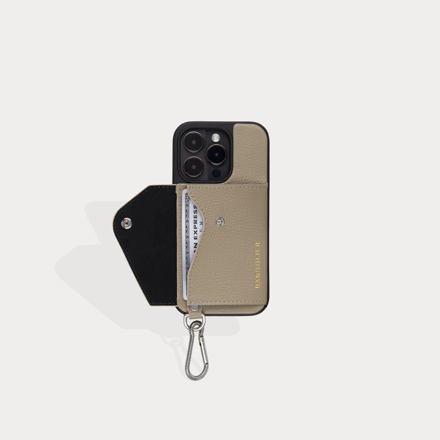 Ryder Carabiner - Greige/Silver