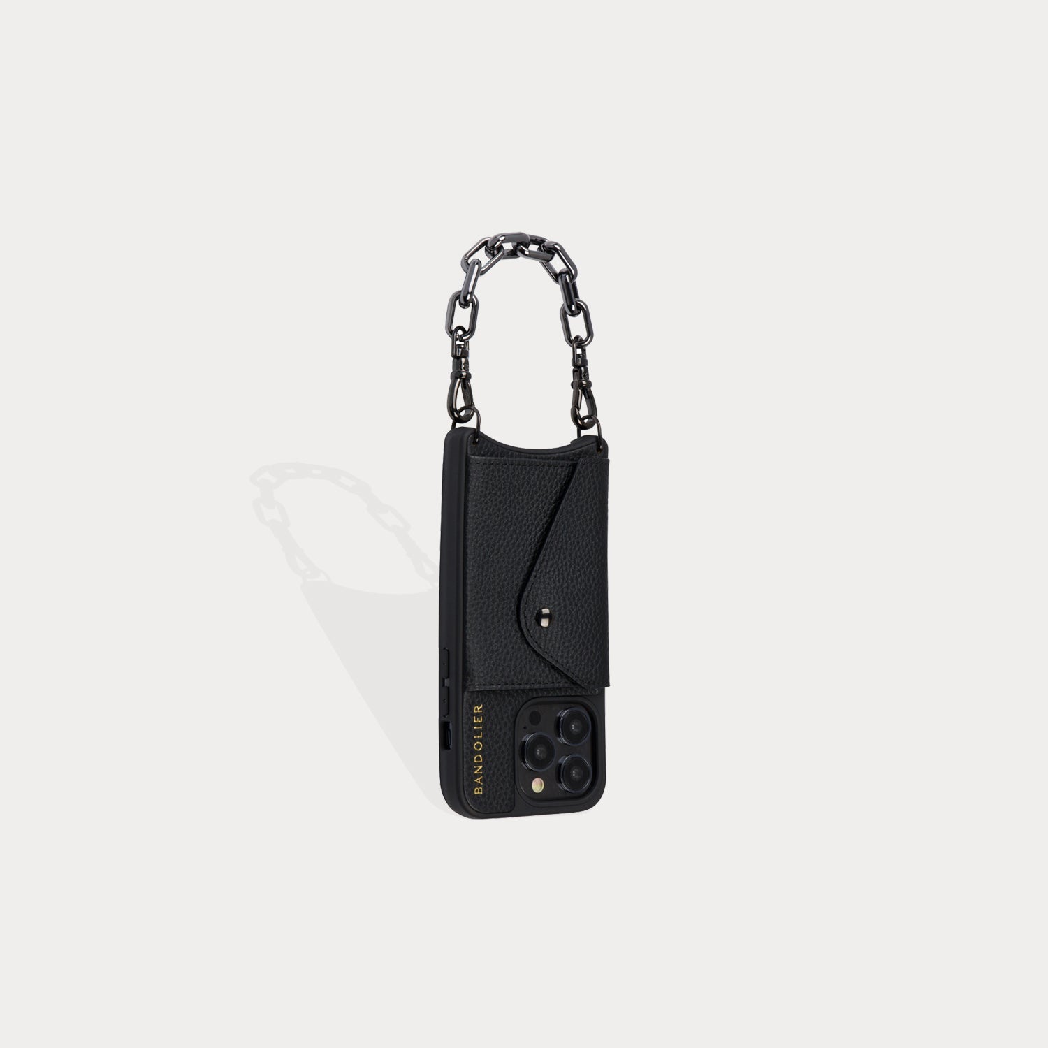 Astrid Wristlet - Black/Pewter