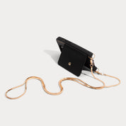 Gia Heart MagSafe Charging Crossbody Bandolier - Black/Red/Gold