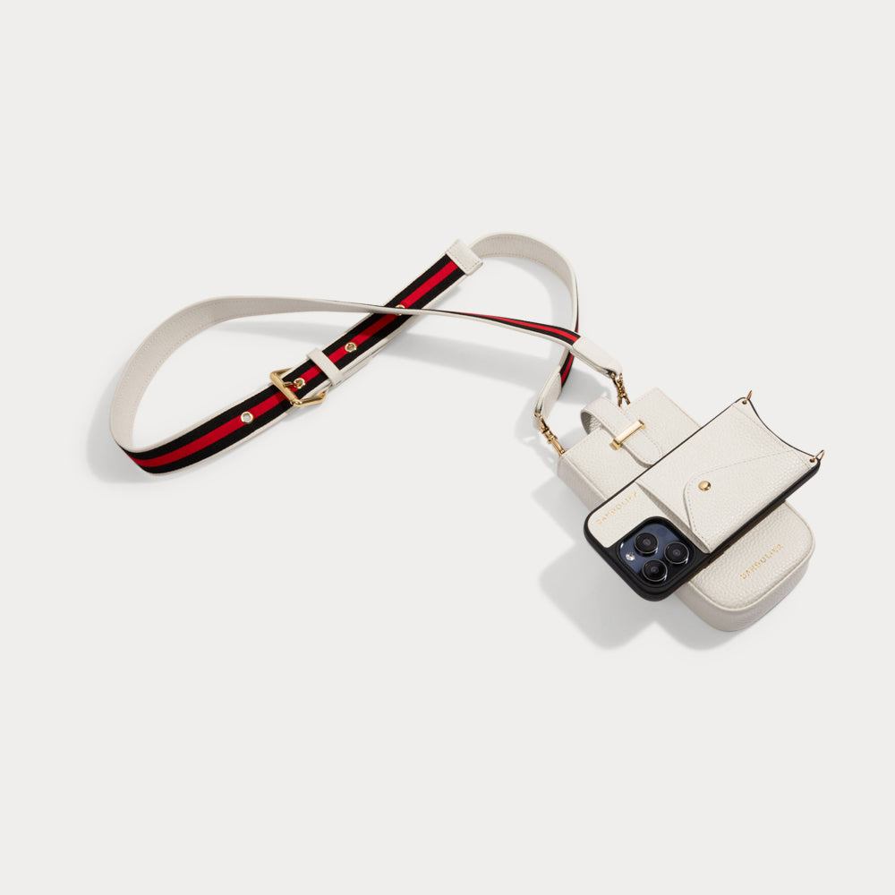 Kimberly Slip Top Holster - Ivory/Gold