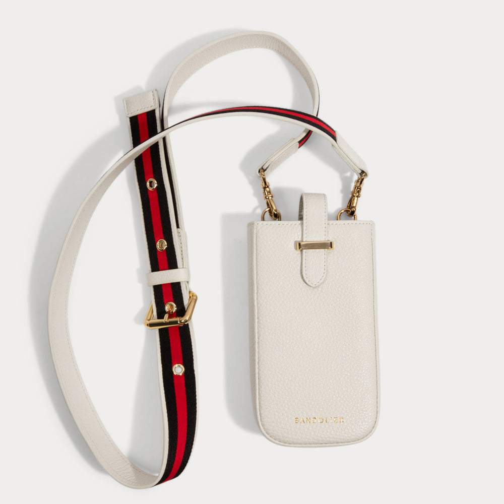 Kimberly Slip Top Holster - Ivory/Gold
