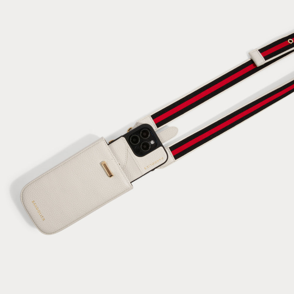 Kimberly Slip Top Holster - Ivory/Gold