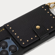 Nicole MagSafe Charging Crossbody Bandolier - Black/Gold