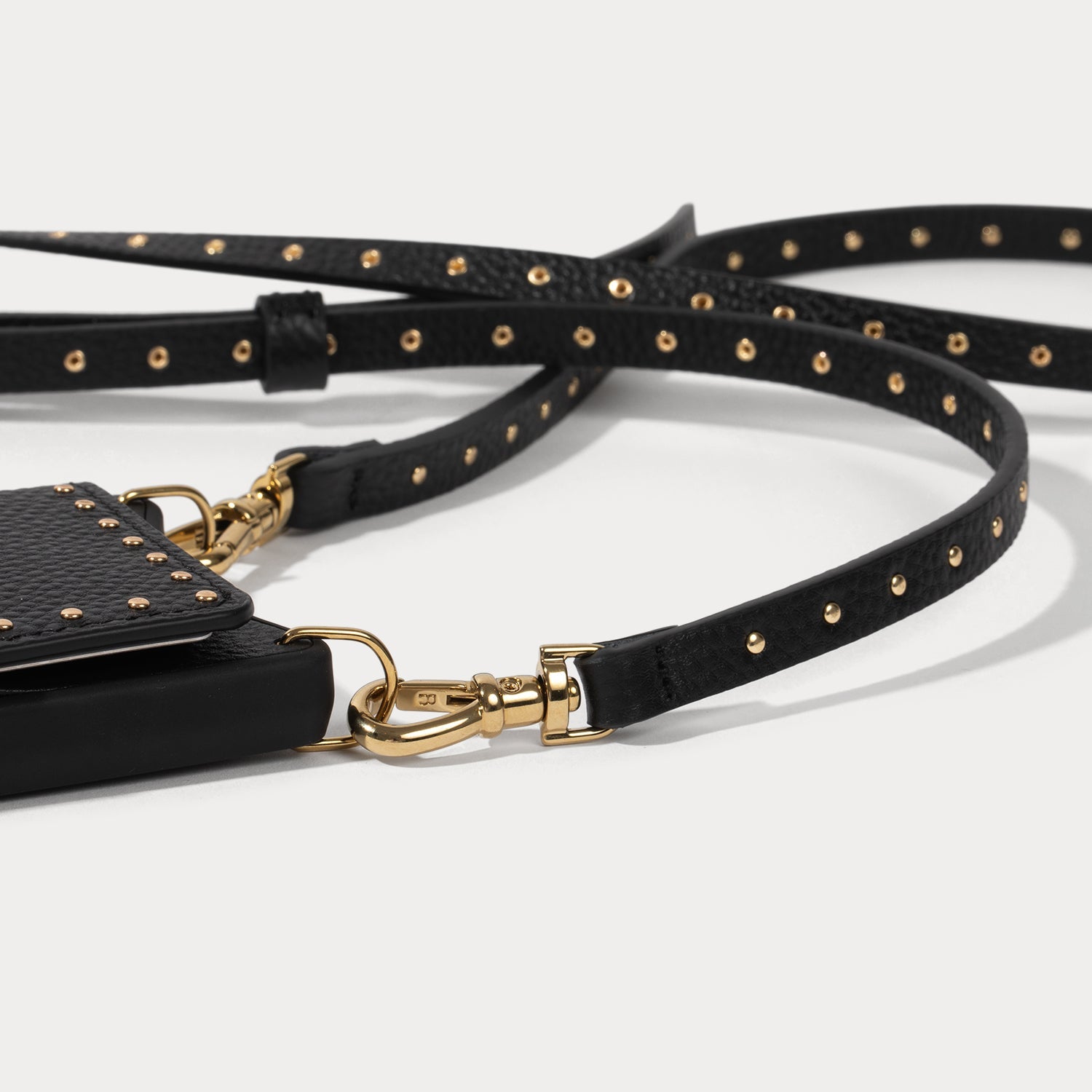 Nicole MagSafe Charging Crossbody Bandolier - Black/Gold