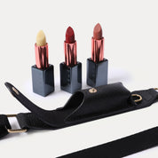 Lana Side-Slot Crossbody - Black/Gold