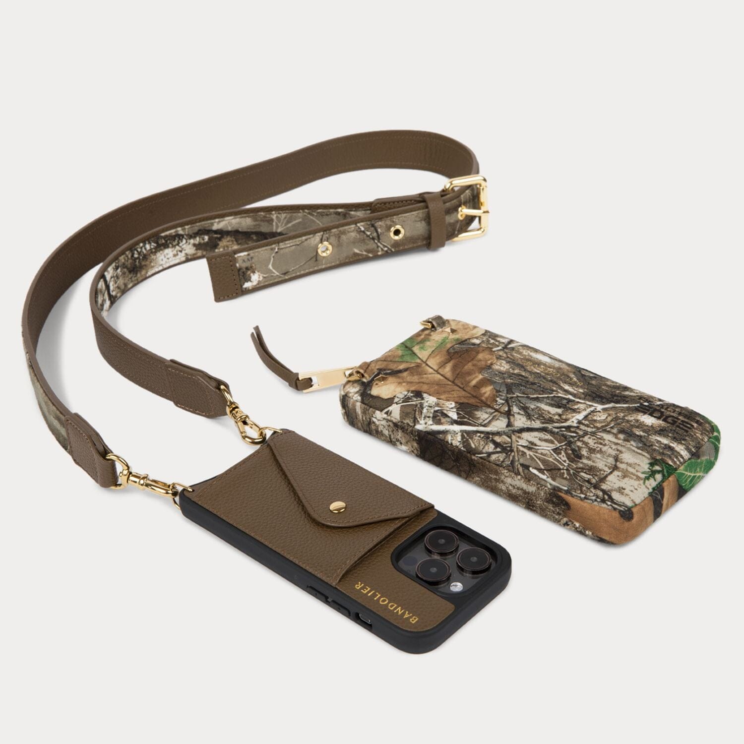 Kimberly Adjustable Crossbody Bandolier - Realtree/Gold