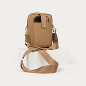 Dillon Bag - Tan/Gold